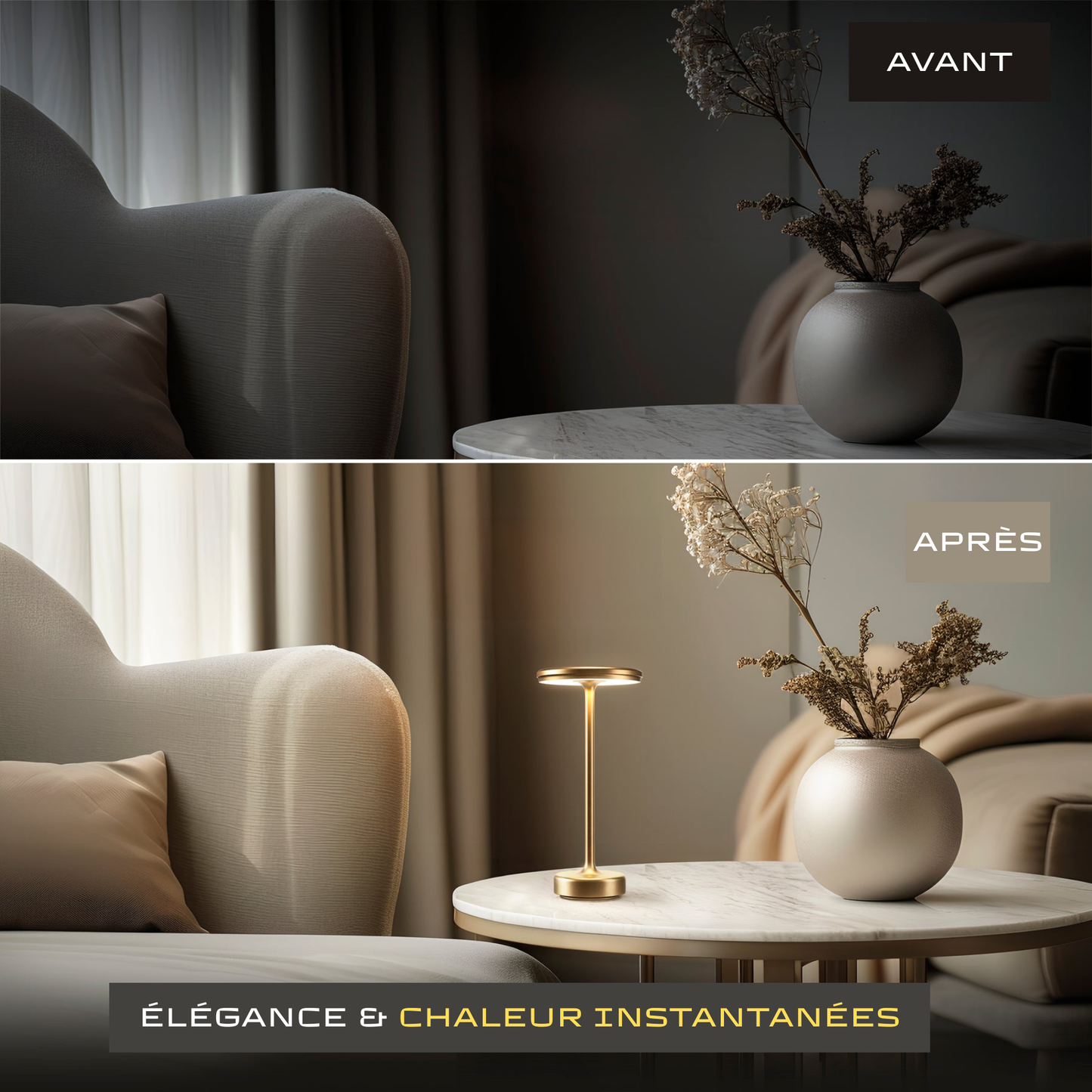 ParisLux™ – Lampe Rechargeable Sans Fil