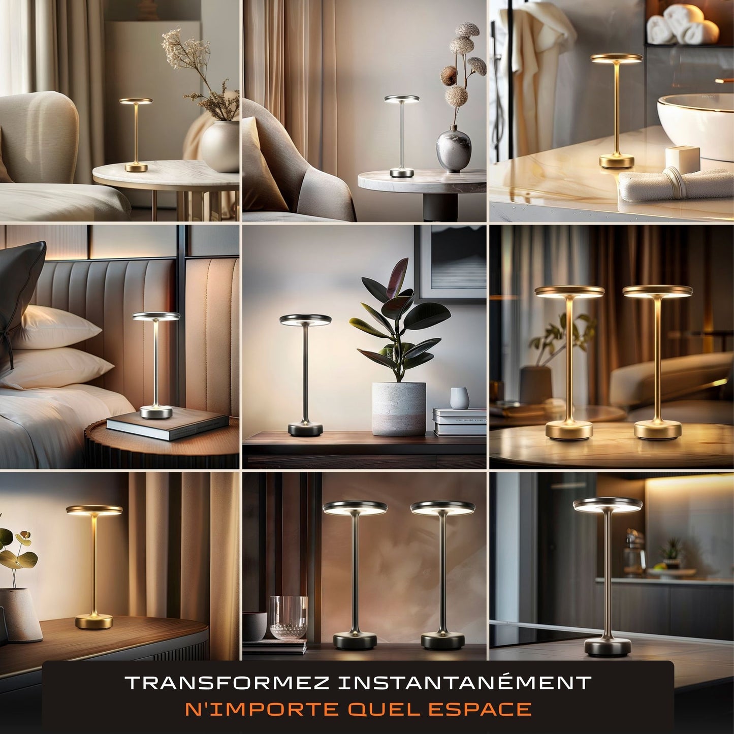 ParisLux™ – Lampe Rechargeable Sans Fil